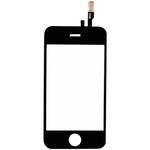 Тачскрин iPhone 3G+стекло (черный)
