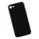 Задняя накладка стеклянная для iPhone 7/8  (4.7") (черная)