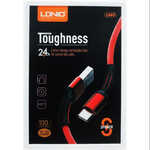 Кабель USB LDNIO micro USB LS63 1м 2.4А серый