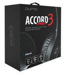 Bluetooth гарнитура Qumo Accord 3 PRO  черно - красный, Bluetooth 4.2, 300  мА-ч