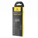 Кабель аудио Cablexpert. 3.5 джек(M)/2х RCA (M), черный, 3м, блистер