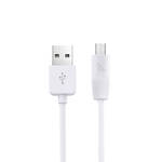 Кабель USB 2.0 hoco X1, AM/microBM, белый, 2м