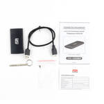 Внешний корпус mSATA AgeStar 3UBMS2 (BLACK), USB 3.0 алюминий, черный