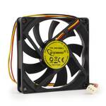 Вентилятор Gembird, 80x80x15, подшипник, 3 pin, провод 30 см