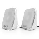 Акустическая система 2.0 Gembird SPK-100-W, белый, 6 Вт, регулятор громкости, USB-питание