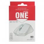 Мышь проводная Smartbuy ONE 352 белая (SBM-352-WK) / 100