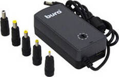 Блок питания для ноутбука Buro BUM-0061M40 (12-24V, 40W, USB, 220V, 5 сменных разъемов)