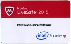 Программное обеспечение Антивирус McAfee LiveSafe 2015