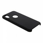 Задняя накладка для iPhone X (Силикон, черная) Cof Cas