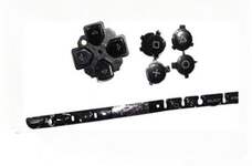 Набор кнопок Sony PSP Slim 2000 черные/белые