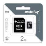 Карта памяти 2GB micro SD Smartbuy