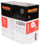Кабель сетевой, витая пара Hyperline UUTP4-C5E-S24-IN-LSZH-GY-305 (за метр)