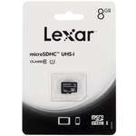 Карта памяти micro SDHC Lexar 8GB Class 10 UHS-I (без адаптера)