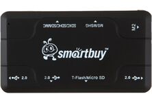 Хаб + Картридер Smartbuy Combo черный (SBRH-750-K)