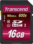 Карта памяти SDHC 16Gb Transcend Class 10 UHS-I 600x Ultimate