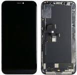 Модуль (дисплей + тачскрин) Apple iPhone X Чёрный и водонепроницаемый скотч в комплекте
