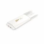 Флеш-карта 8GB USB Drive USB 3.0 Silicon Power Blaze B06 White 