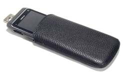 Футляр для Nokia  5530 (черная крокодиловая кожа с бархатной подкладкой)