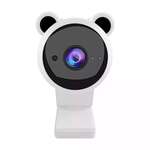 Веб-камера 1080P белая (1920x1080, Full HD с микрофоном, USB)