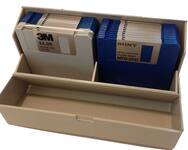 Бокс для дискет Datafile на 20 дискет серый