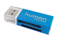 Картридер Human Friends Speed Rate "Micro", All-in-one, микро, T-flash, Micro SD, USB 2.0, Micro