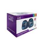 Акустическая система 2.0 CBR CMS 333, Black-Blue