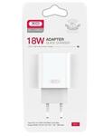 СЗУ  Блок питания USB XO L103 (18W/QC3.0) белая, без кабеля