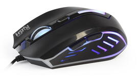 Мышь игровая проводная Smartbuy RUSH 712 черная (SBM-712G-K)