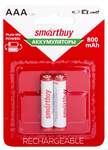 Аккумулятор NiMh Smartbuy AAA/2BL 950 mAh (24/240) (SBBR-3A02BL950)