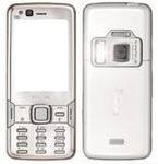 Корпус для телефона Nokia N82 серебристый