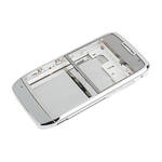 Корпус для телефона Nokia E71 серебристый