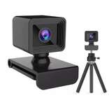 Веб-камера 1080P (1920x1080, Full HD  с микрофоном и подставкой, USB)