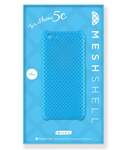 Клипкейс IRUAL Mesh Shell для iPhone 5С, голубой (IRMSC200-MBL)