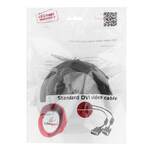 Кабель DVI-D single link Cablexpert, 19M/19M, 1.8м, черный, экран, феррит.кольца