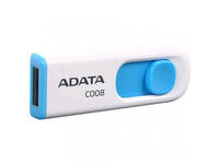 Флеш-карта 8Gb A-data C008 white-blue