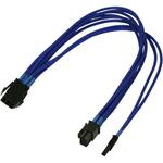 Кабель для блока питания ZET GAMING Power Set синий/черный 8-pin (PCI-E) -->6+2-pin (PCI-E) 
