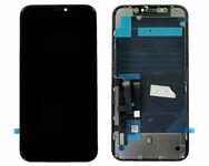 Модуль (дисплей + тачскрин) Apple iPhone 11 Чёрный  водонепроницаемый скотч