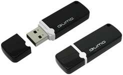 Флеш-карта QUMO 8GB USB 2.0 Optiva 01 Black, цвет корпуса  черный