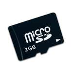 Карта памяти QUMO MicroSD 2GB без адаптера  SD