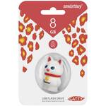 Флеш-карта UFD Smartbuy 8GB Wild series Котенок Белый (SB8GBCatW)
