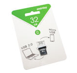 Флеш-карта USB накопитель Smartbuy 32GB OTG POKO series Black (SB32GBPO-K)