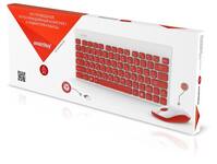 Комплект клавиатура+мышь Smartbuy 220349AG красно-белый (SBC-220349AG-RW) /20