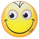 Коврик для мыши Simple S9 Comic, круглый, в виде смайла, S9 Comic