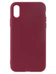 Чехол бордовый для Apple iPhone X/XS