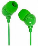 Внутриканальные стерео наушники SmartBuy COLOR TREND, провод 1.2м, зеленые (арт. SBE-3200)
