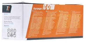 Картридж лазерный T2 для Canon TC-C718B LBP7200Cdn/LaserJet CP2025n/CP2025dn/CM2320n MFP Чёрный