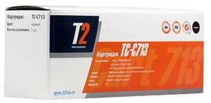 Картридж лазерный T2 TC-C713 для Canon LBP3250/HP LaserJet P1505/M1120/M1522n Чёрный
