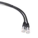 Патч-корд UTP Cablexpert кат.5e, 1м, литой, многожильный (чёрный)