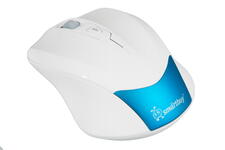 Мышь беспроводная Smartbuy 356AG белая/голубая (SBM-356AG-BW)