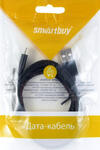 Дата-кабель Smartbuy USB - 8-pin для Apple, нейлон, длина 1,2 м, черный (iK-512n black)